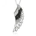 Single Wing 925 Sterling Silver Pendants Jewelry with CZ